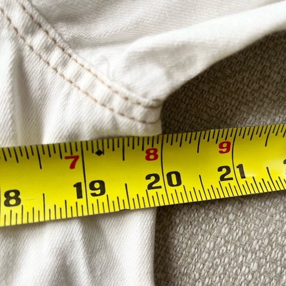 Free People Jumpsuit Women’s Large White Cotton Linen Blend Elaine Short Romper - Picture 7 of 9